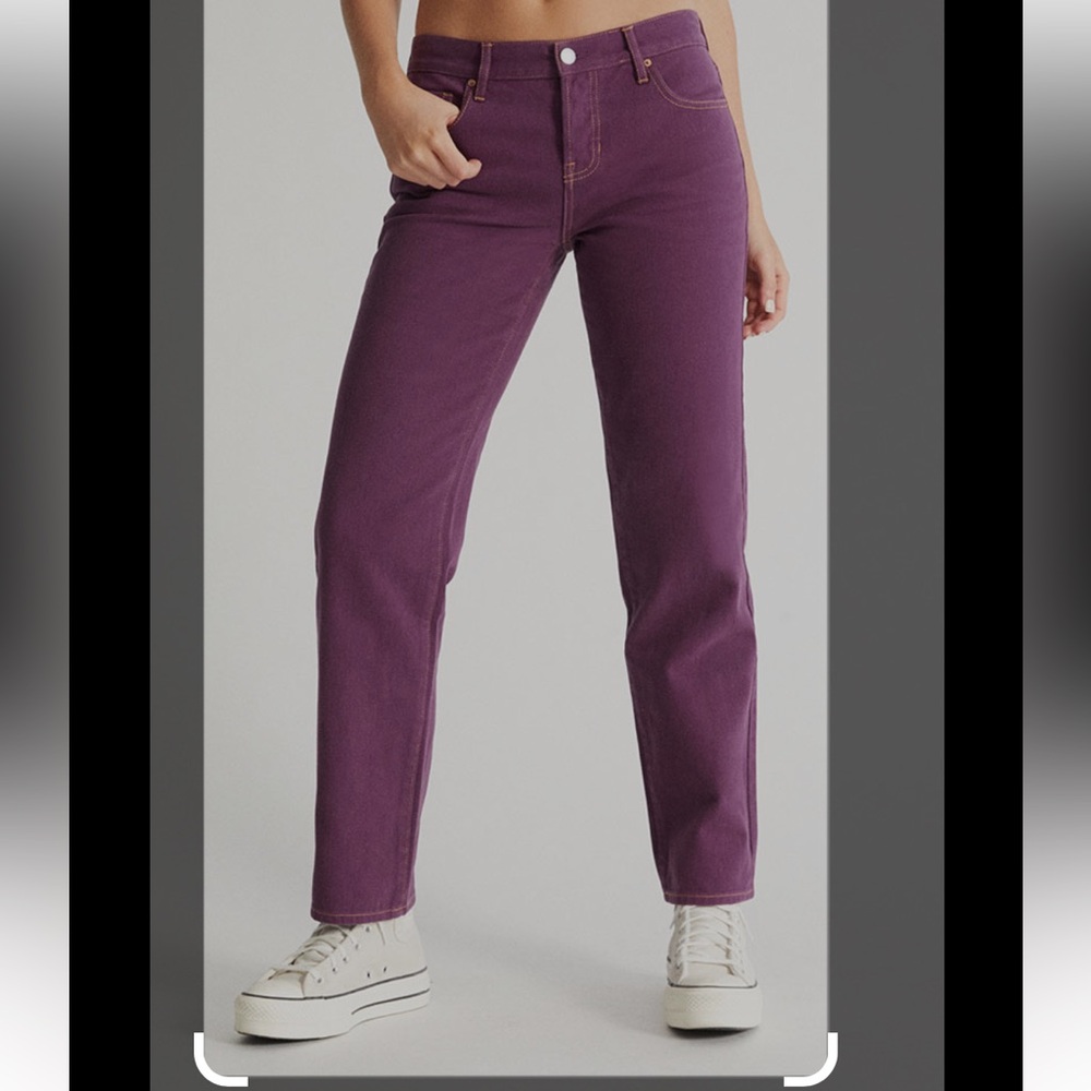 PACSUN - purple jeans.